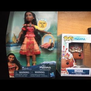 Moana dill bundle (funko pop & Barbie)